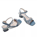 2026 New Summer Genuine Leather Flat Shoes with Single Ankle Strap